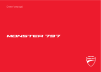 Ducati Monster 797 - Owners manual 2020 EN